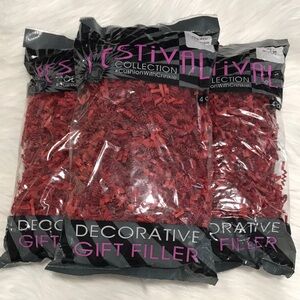 Red Decorative Gift Filler